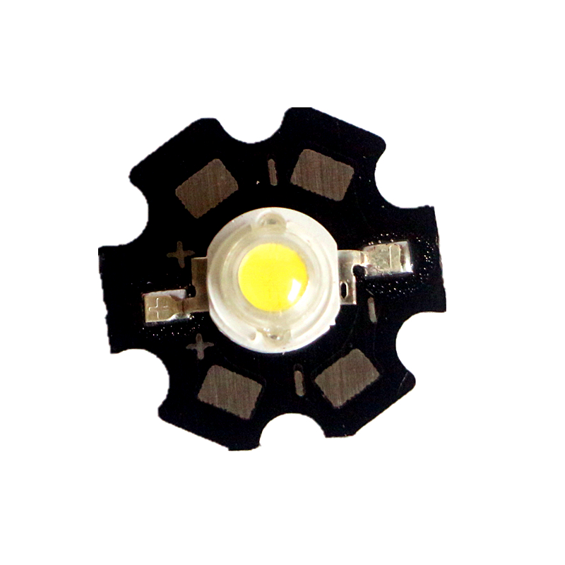 1W/3W 10PCS High Power LED Light Beads With 20mm Star PCB Platinum Radiator